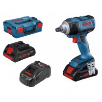 BOSCH GDS 18V-300 smūginis veržliasukis 2x4 Ah L-Boxx